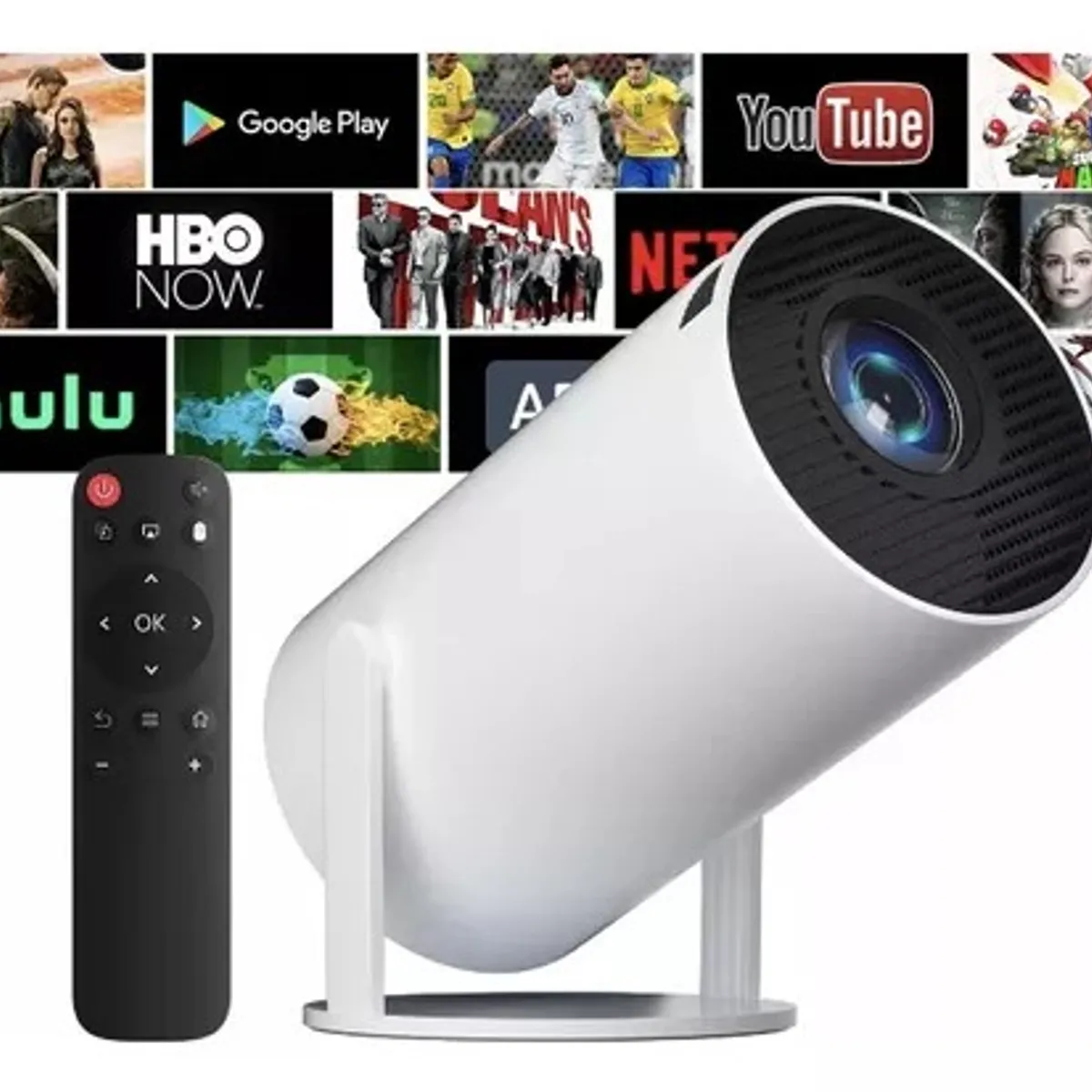 GENERICO - Proyector HY300 PRO, 4K ,  Android 11