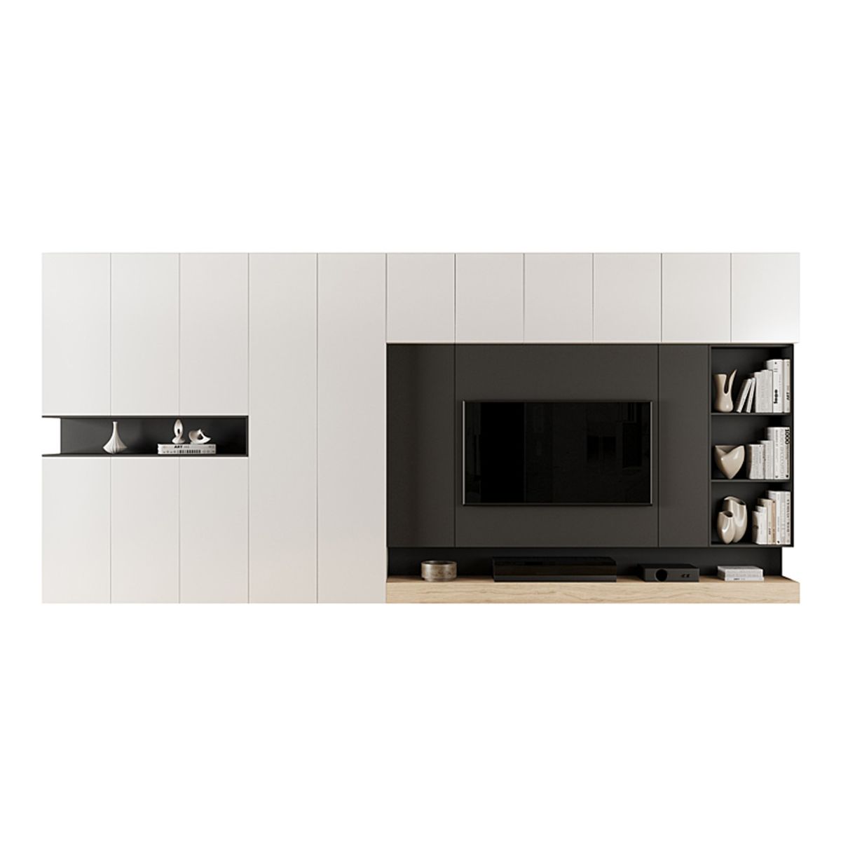 GENERICO - Centro de Entretenimiento Thor - Negro y Blanco