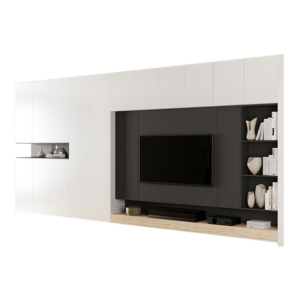 GENERICO - Centro de Entretenimiento Thor - Negro y Blanco