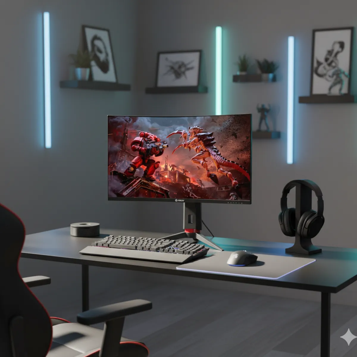 TEROS - MONITOR TEROS TE-2766G 27 CURVO FHD 180HZ 1MS DP HDMI USB