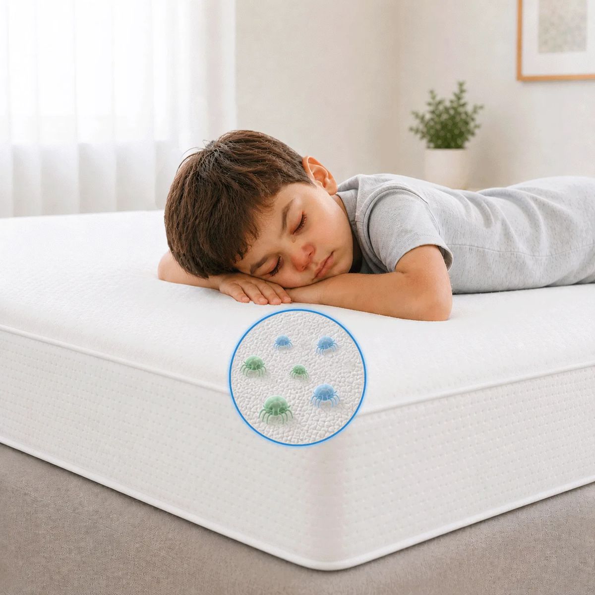 NATIONAL ALLERGY - Protector de Colchón Antiácaros