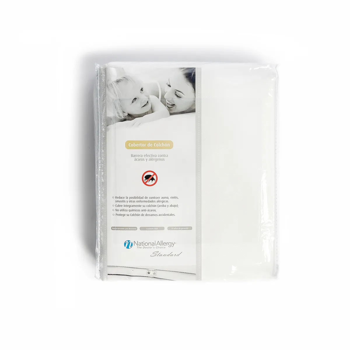 NATIONAL ALLERGY - Protector de Colchón Antiácaros