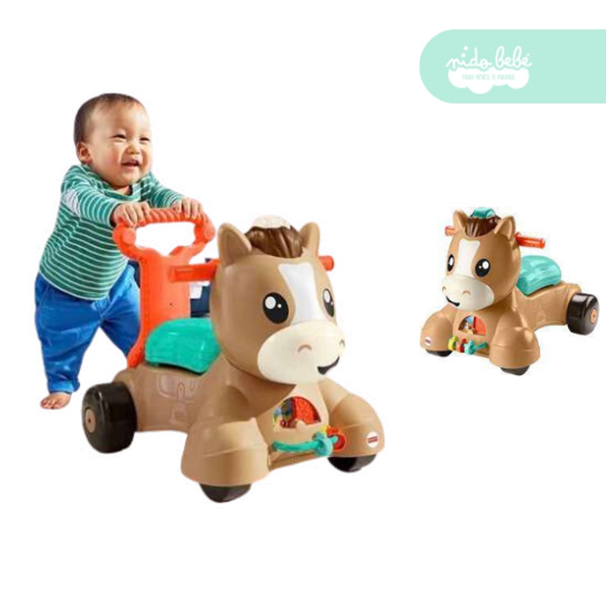 GENERICO - Caminador didáctico para bebe multiusos ponny feliz