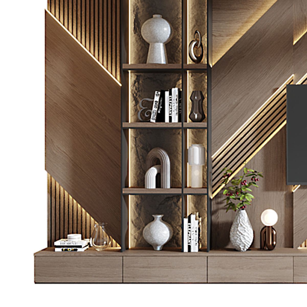 GENERICO - Centro de Entretenimiento Evangeline - Marrón