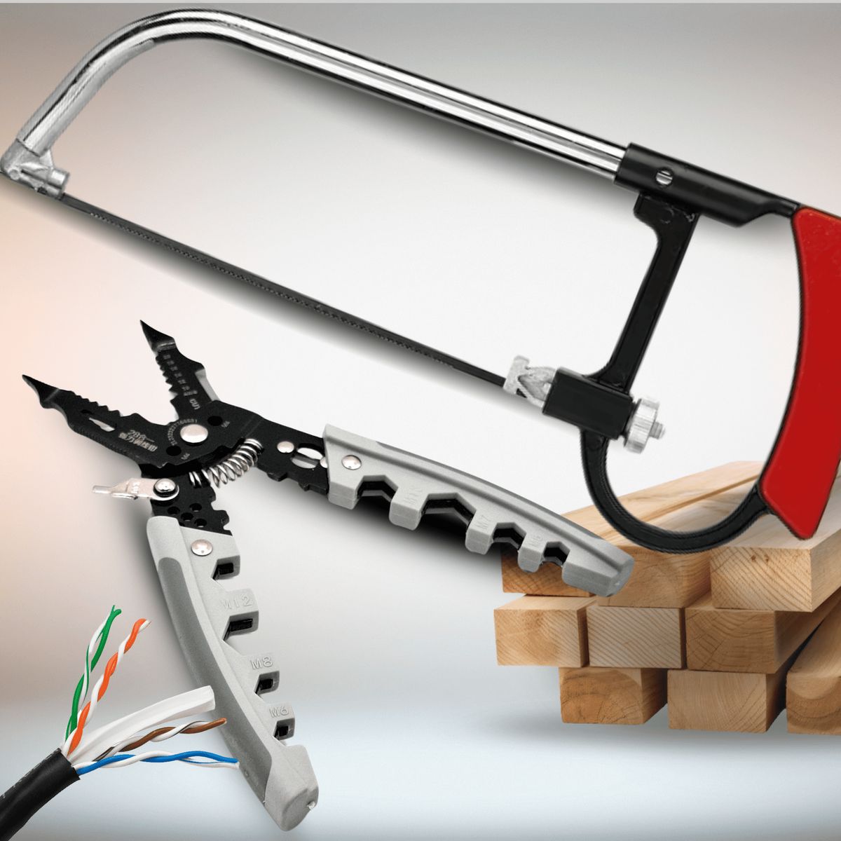 ROSH - Sierra 8 en 1 + Alicate Multifuncional - ¡El Dúo Perfecto!