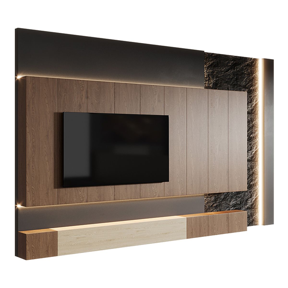 GENERICO - Centro de Entretenimiento Arequi - Marrón y Negro