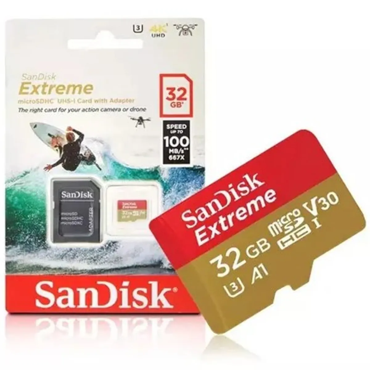 SANDISK - Memoria MicroSD SanDisk Extreme 32GB SDSQXAF-032G-GN6AA