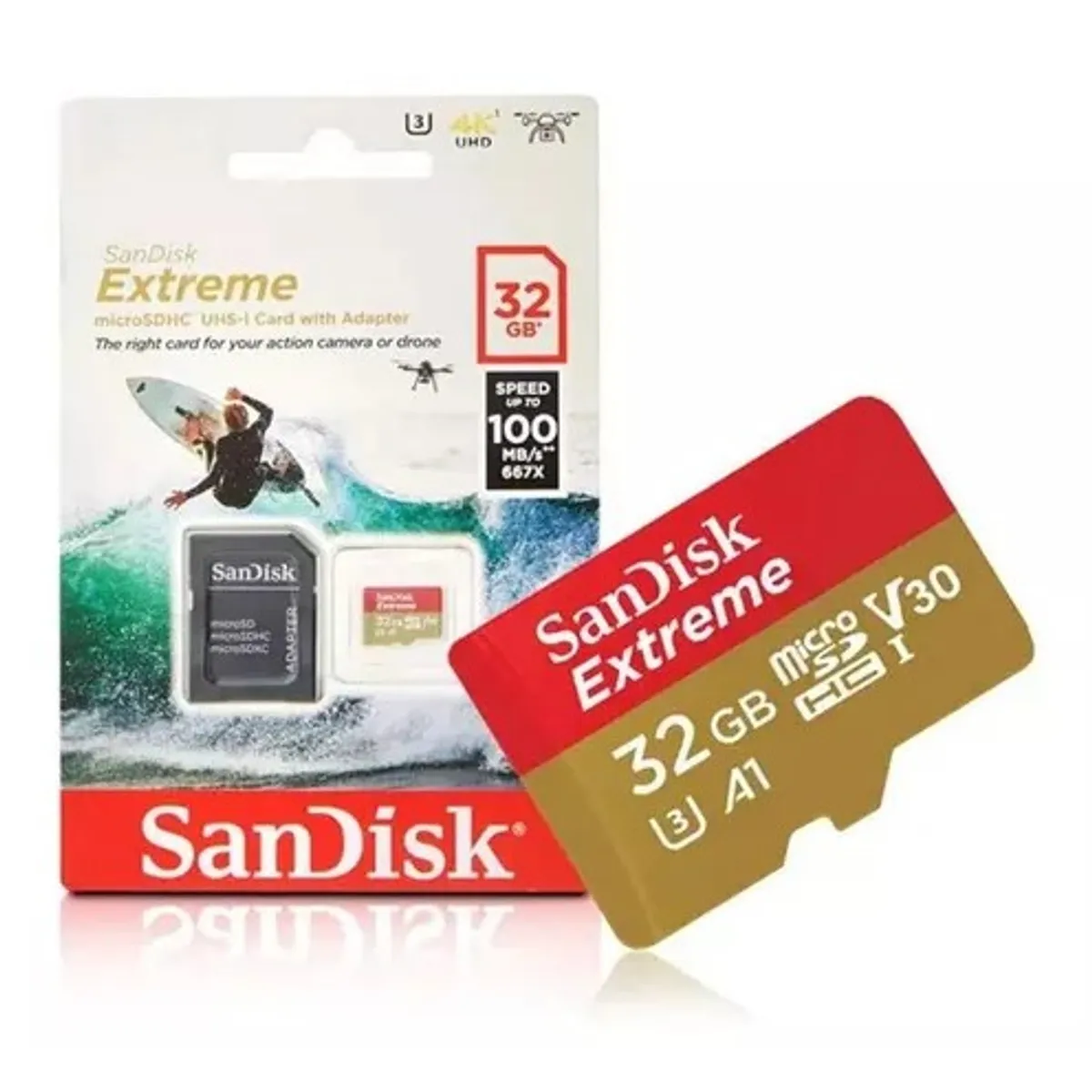 SANDISK - Memoria MicroSD SanDisk Extreme 32GB SDSQXAF-032G-GN6AA