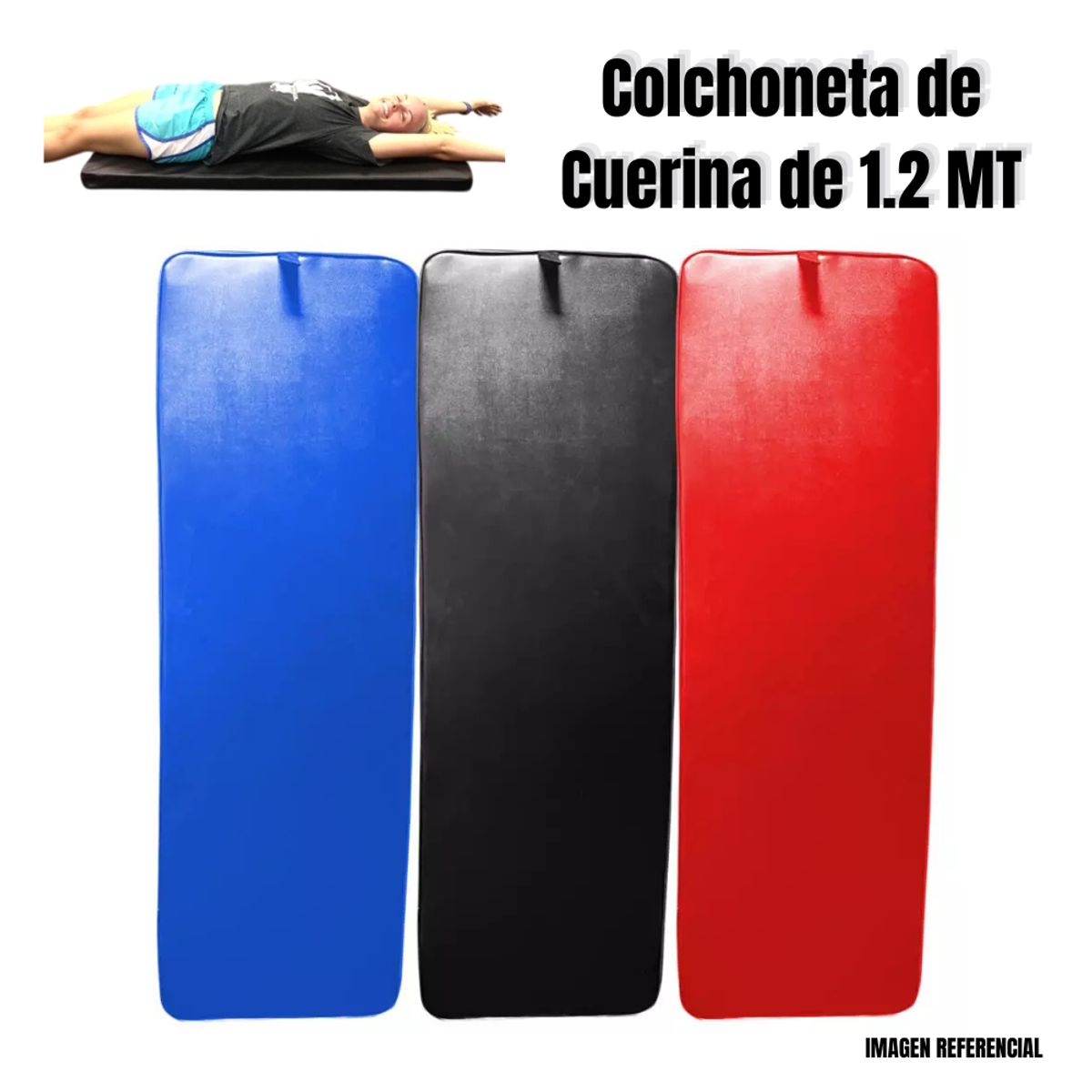 GENERICO - Colchoneta De Cuerina Para Hacer Ejercicios de 1.2 mt