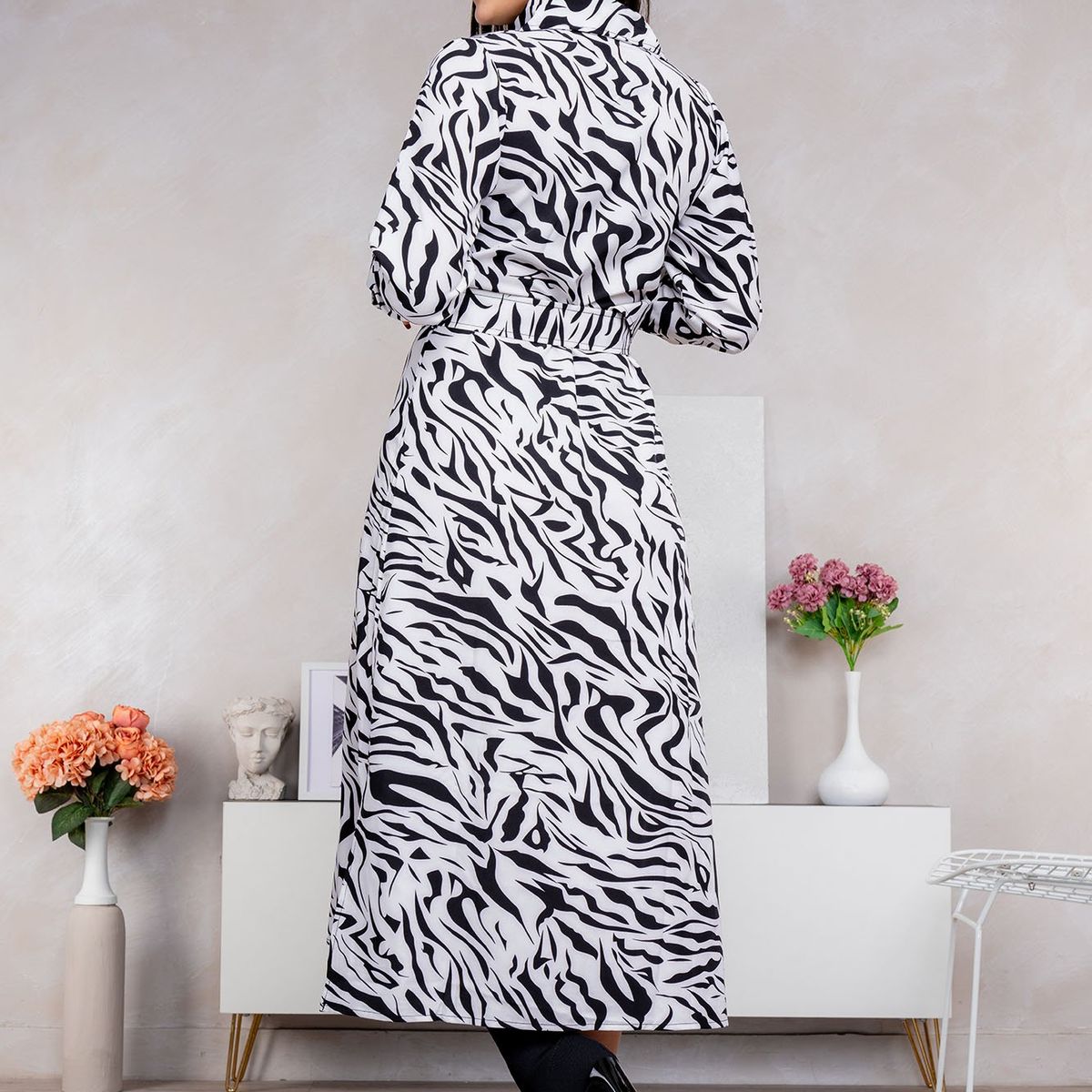 ARMA TU LOOK - VESTIDO LUCIANA CAMISERO LARGO CON CORREA ARMA TU LOOK