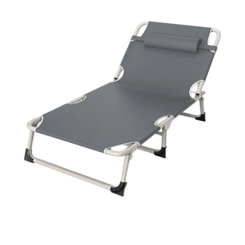GENERICO - Cama Portátil Plegable 4 Niveles Ajustables y colchón