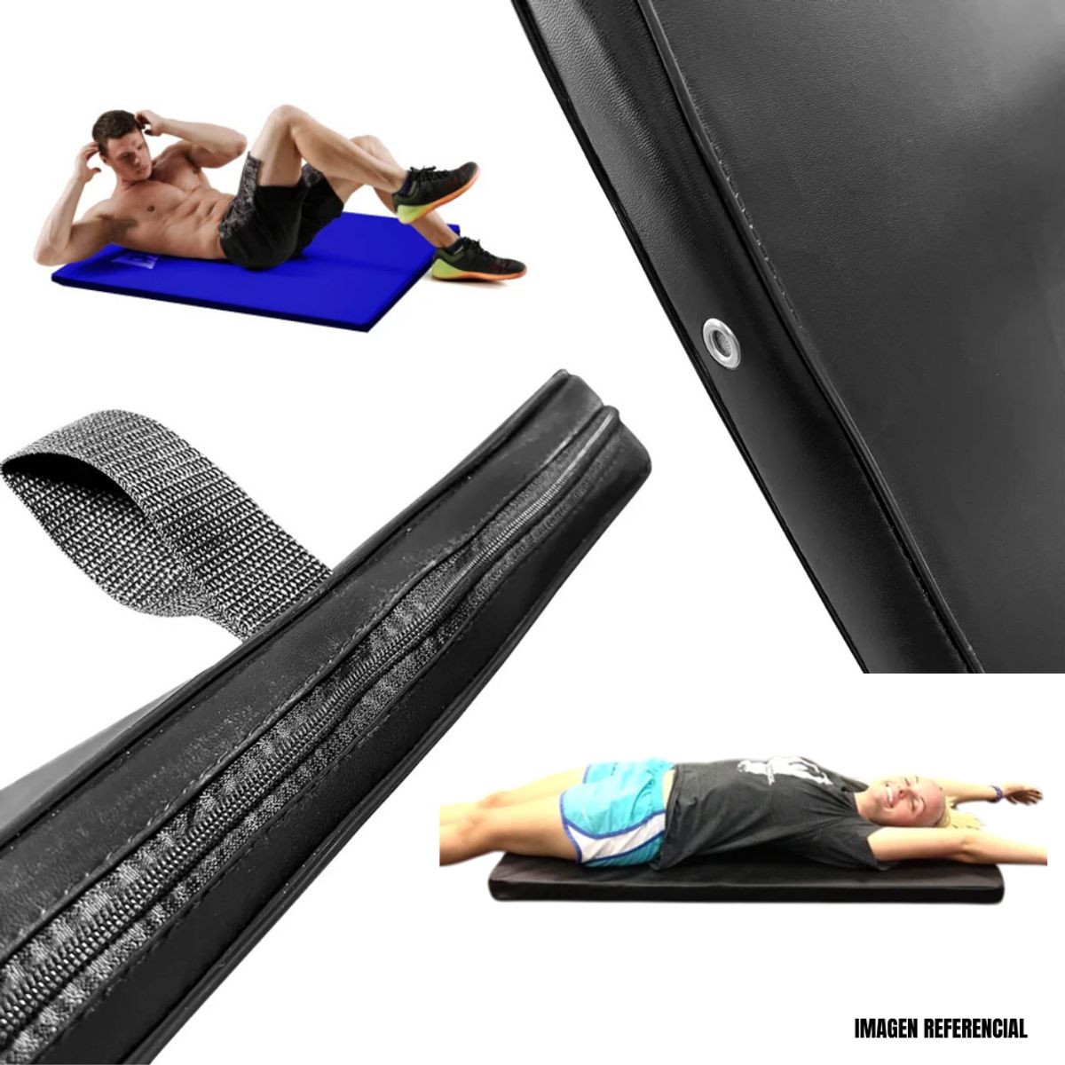 GENERICO - Colchoneta De Cuerina Para Hacer Ejercicios de 1 mt