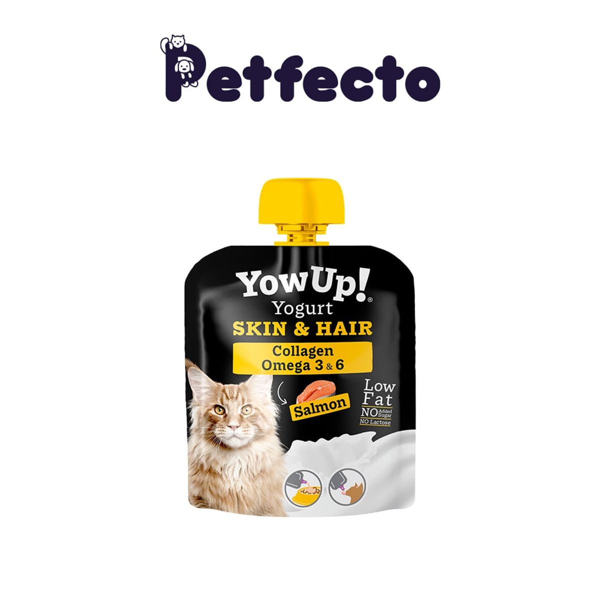GENERICO - YOGURT SKIN & HAIR PARA GATOS 85 gr.