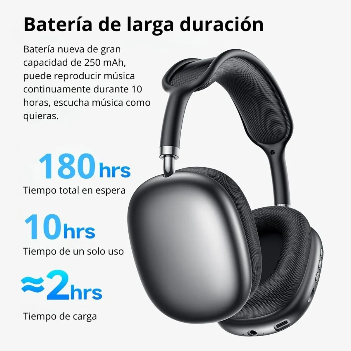OEM - Audífonos Bluetooth 5.3 Ranura TF y Almohadillas Imantadas EJ-MAX A+ A