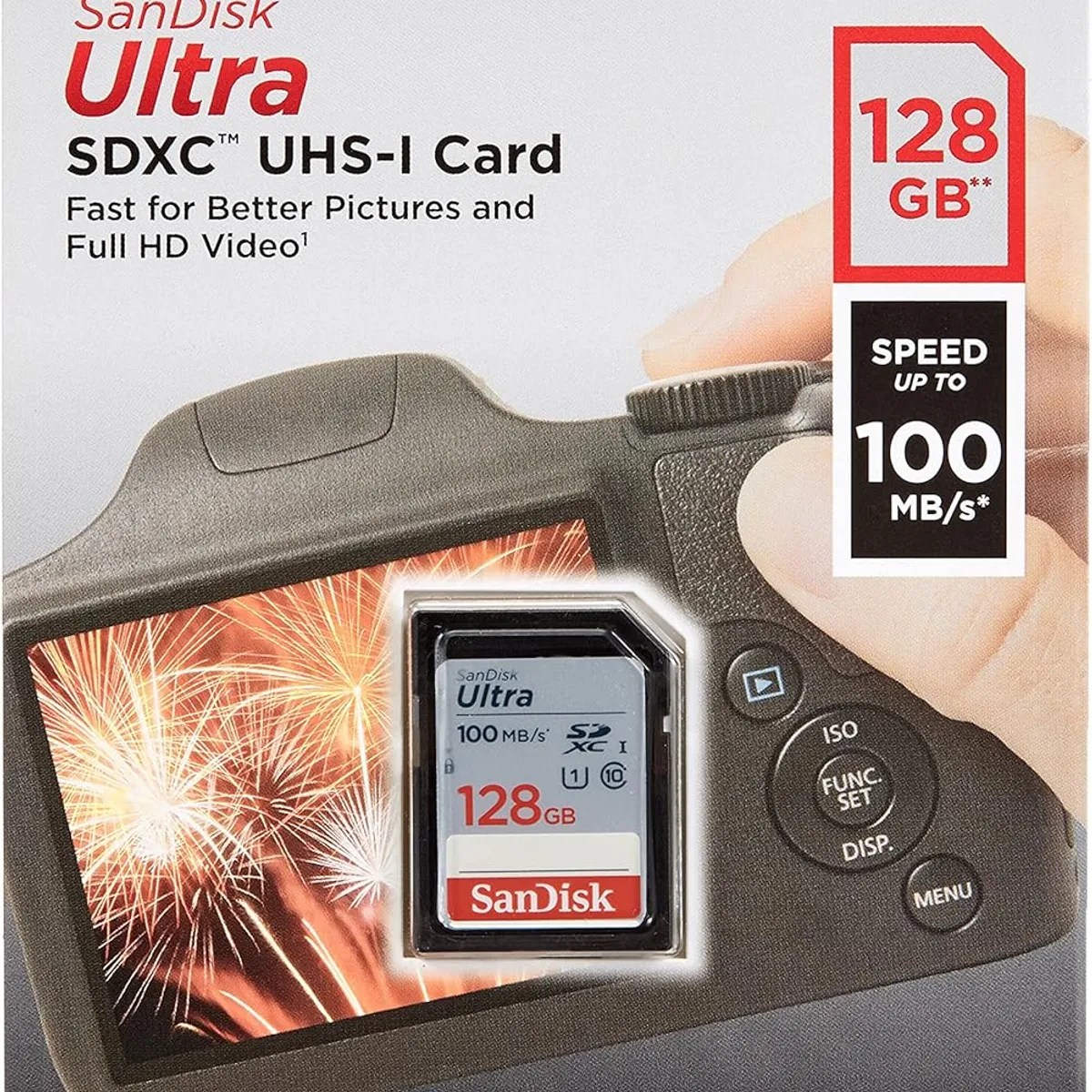 SANDISK - Memoria SD Sandisk Ultra 128GB SDSDUNR-128G-GN6IN