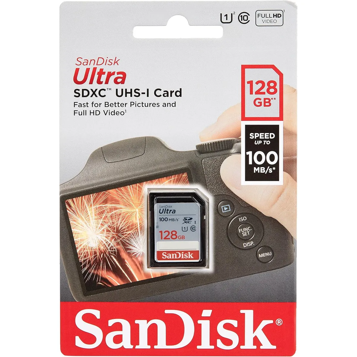 SANDISK - Memoria SD Sandisk Ultra 128GB SDSDUNR-128G-GN6IN