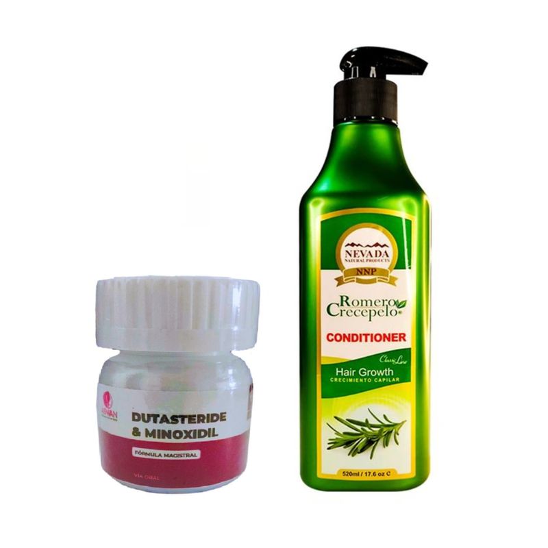 GENERICO - DUTASTERIDE + SHAMPOO ROMERO CRECEPELO 520ML