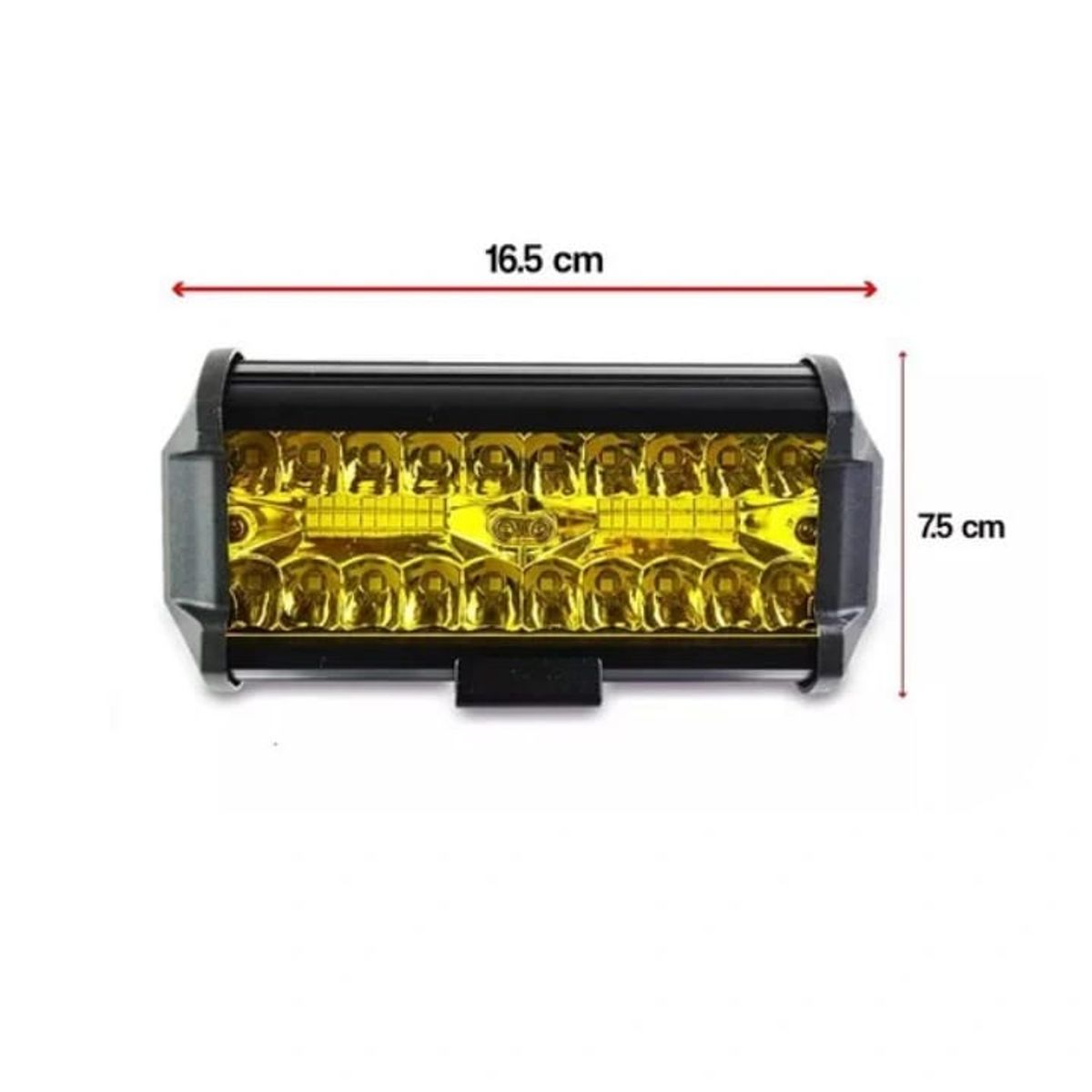 GENERICO - Barra 40 Led Ámbar 120w multivoltaje