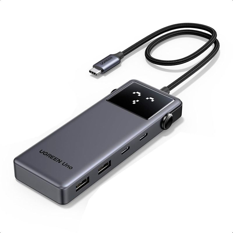 UGREEN - Adaptador Hub USB-C 6 en 1 UGREEN Uno CM888 4K 60Hz 10Gbps