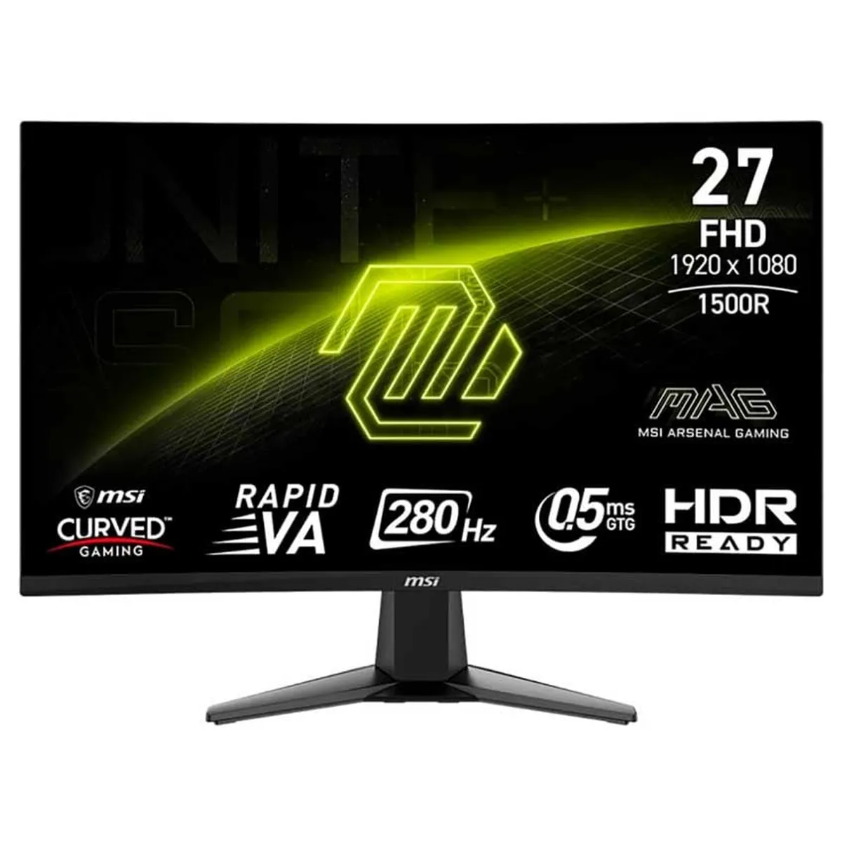 MSI - Monitor MSI MAG 276CXF 27 Curvo FHD 280Hz 05ms Adaptive-Sync HDR