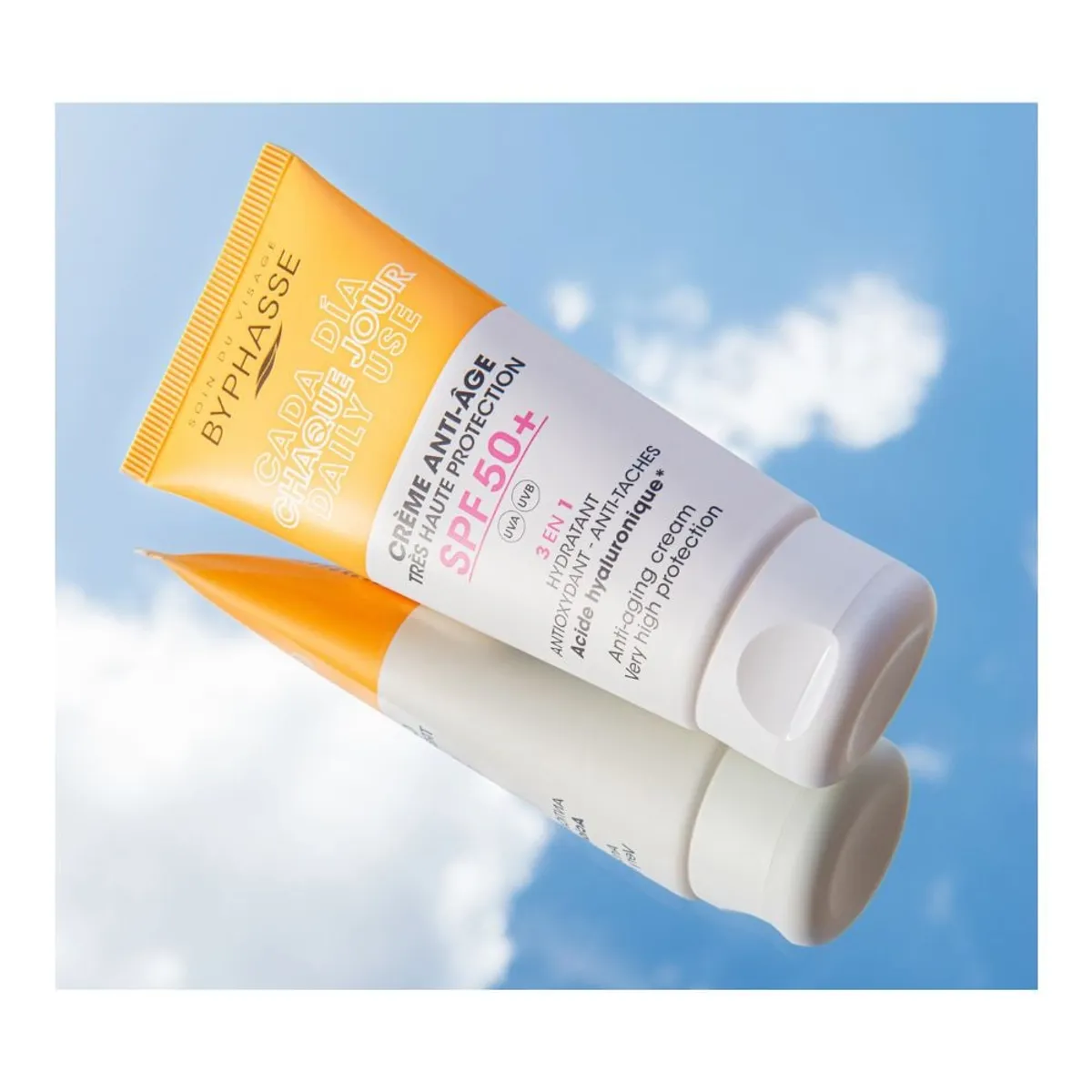 BYPHASSE - Protector Solar Crema Antiedad SPF 50+ Natural 50ml - BYPHASSE