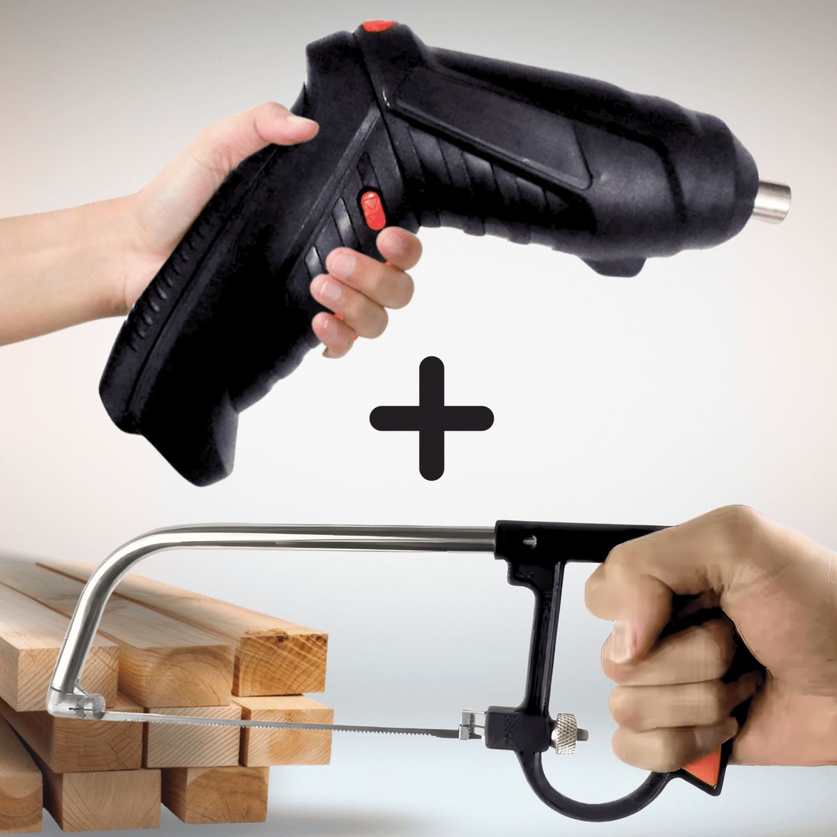 ROSH - Sierra Multifuncional + Destornillador Eléctrico - Potencia y Precisión