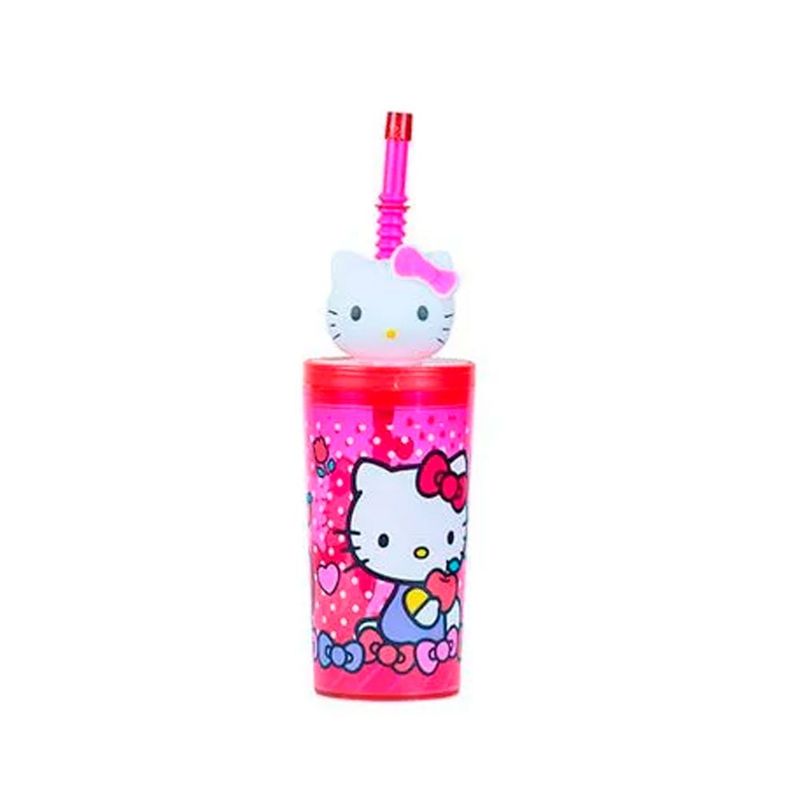 SCOOL - Vaso Hello Kitty 3D Scool tumbler c caña 703204