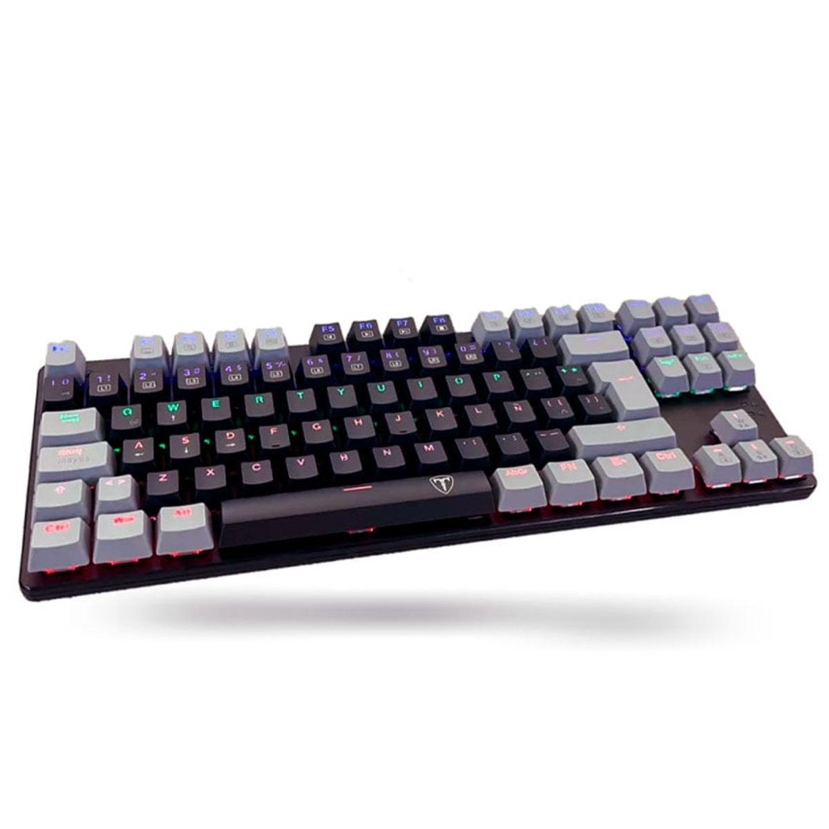 T-DAGGER - Teclado Mecánico T-Dagger BORA Rainbow Red Switch Español