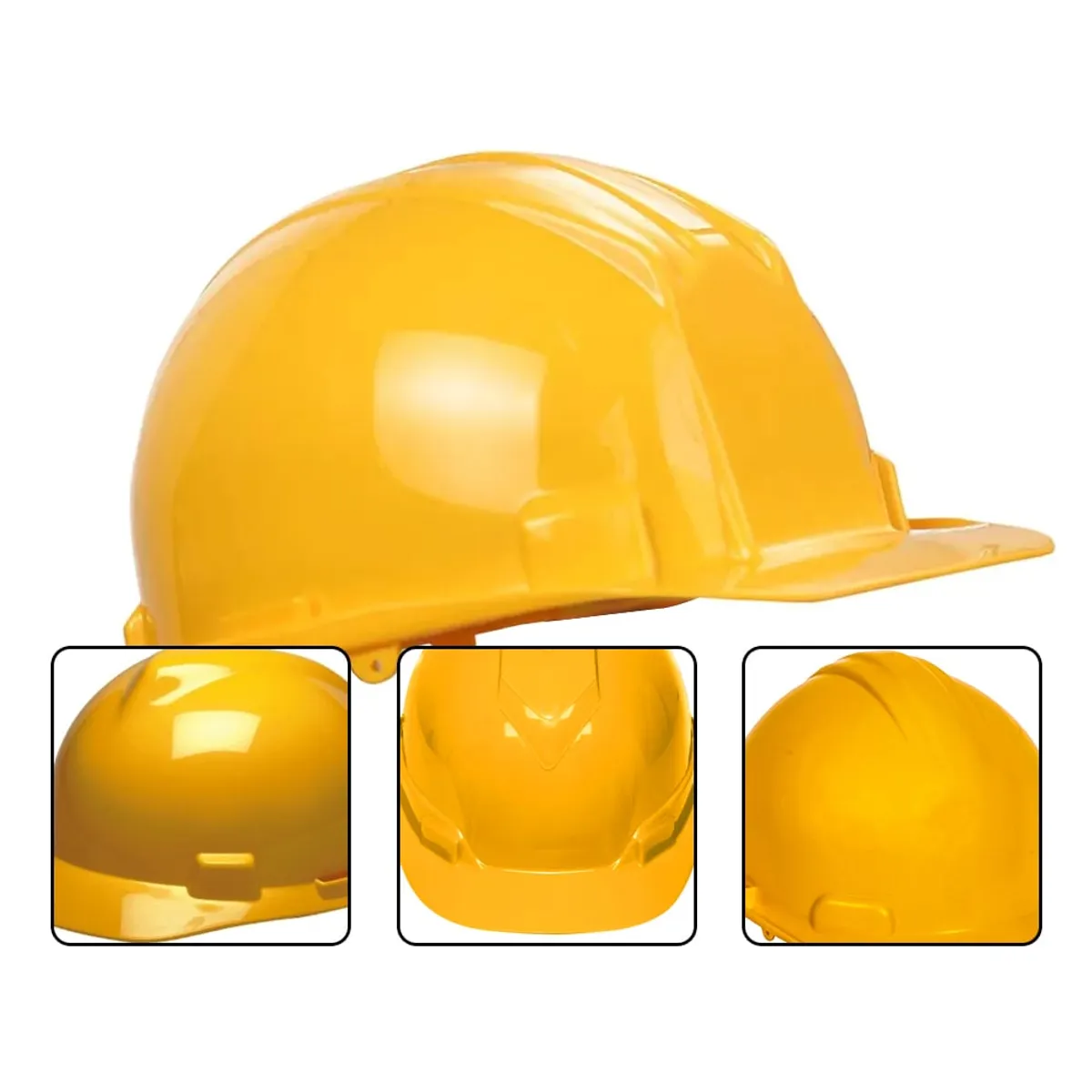 GENERICO - Casco de Seguridad Jockey Amarillo