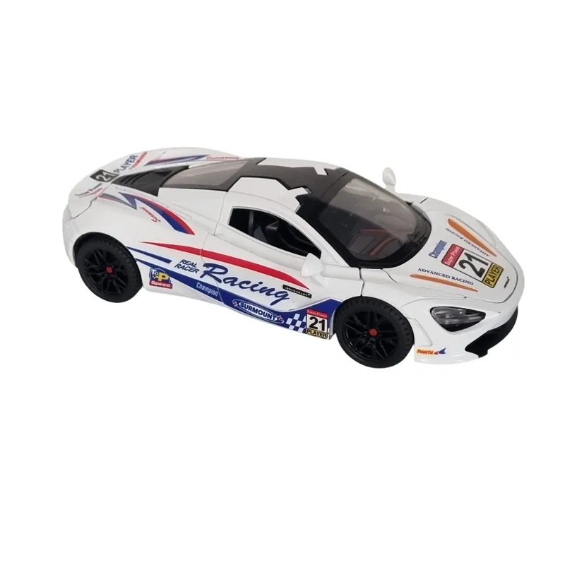 GENERICO - Mclaren 720 S GT Auto Escala 124 Diecast Sonido Y Luz