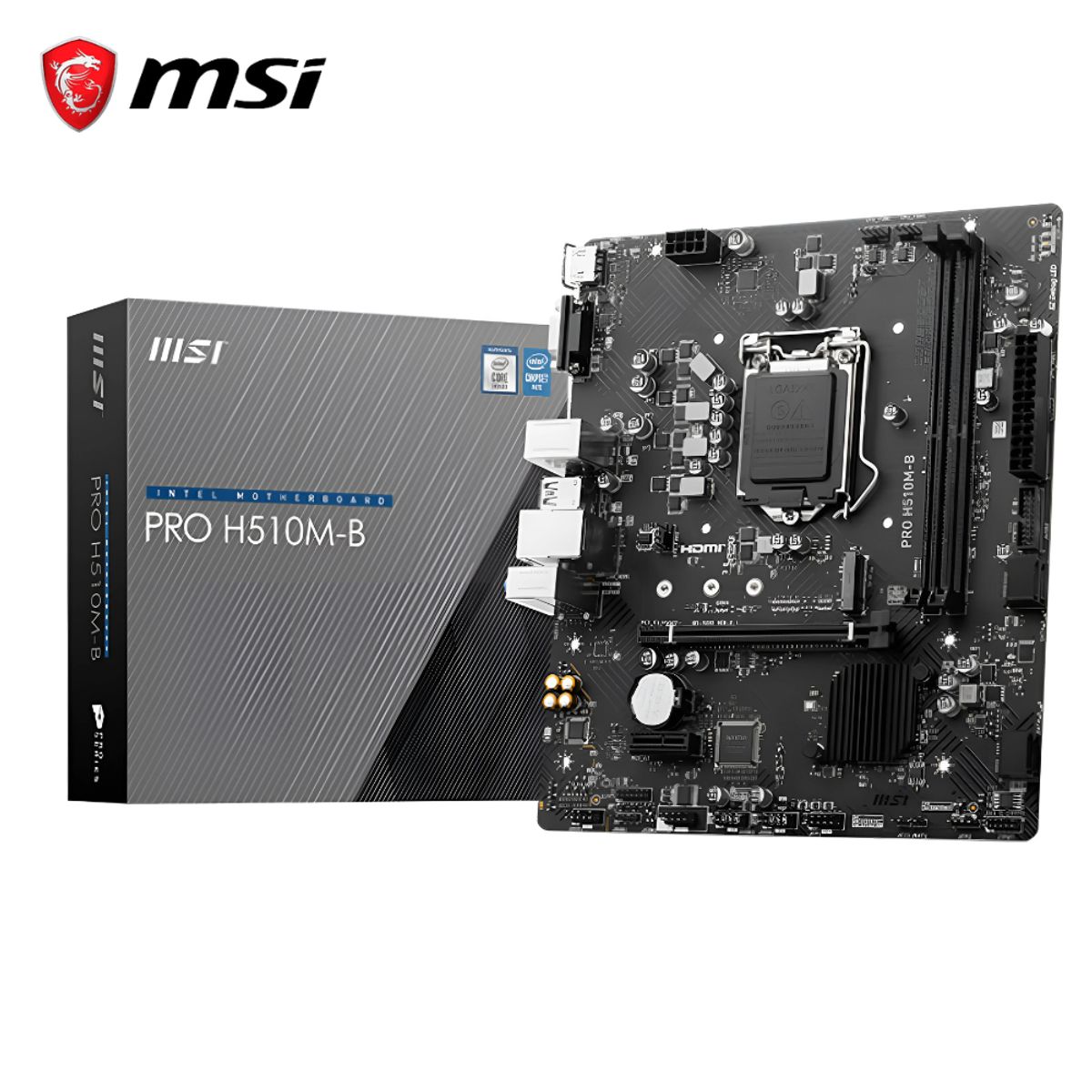 MSI - PLACA MADRE MSI H510M-B PRO LGA 1200 INTEL