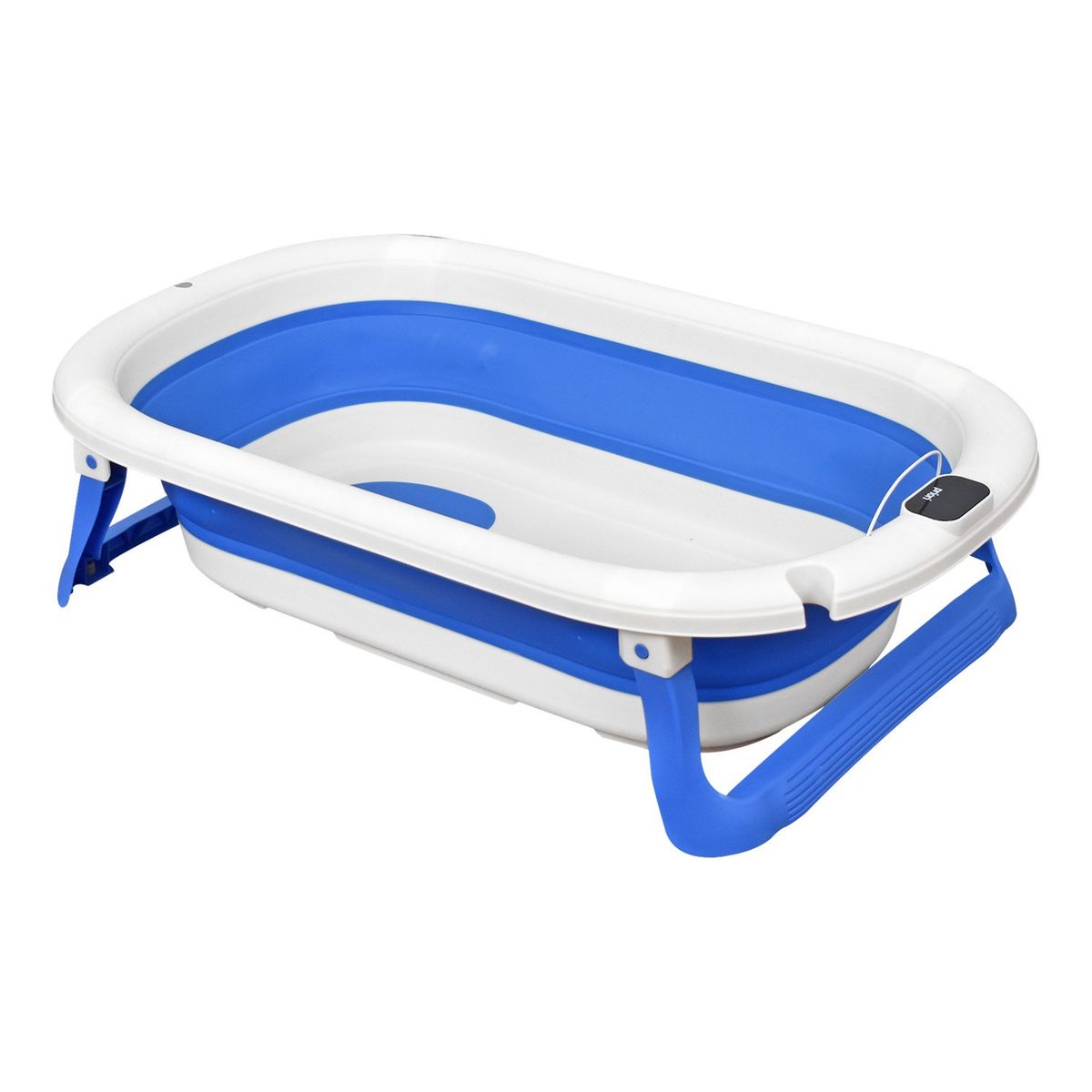 PRIORI - Bañera Plegable Para Bebé Con Termómetro Priori Lee Azul