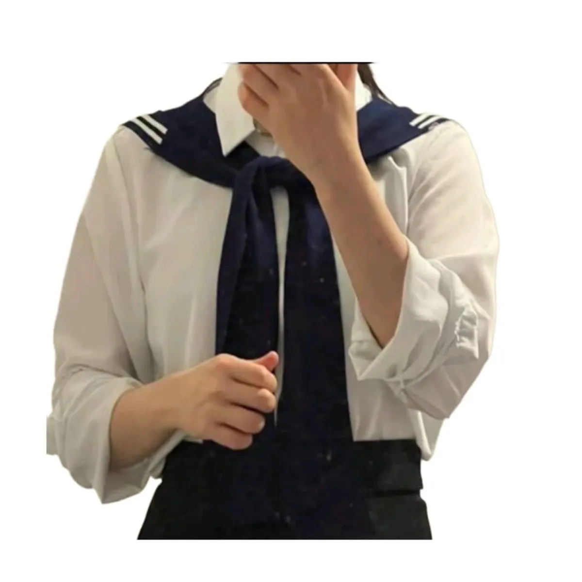 GENERICO - KIMONO CAPA BLUE RAYADO ESTILO COREANO