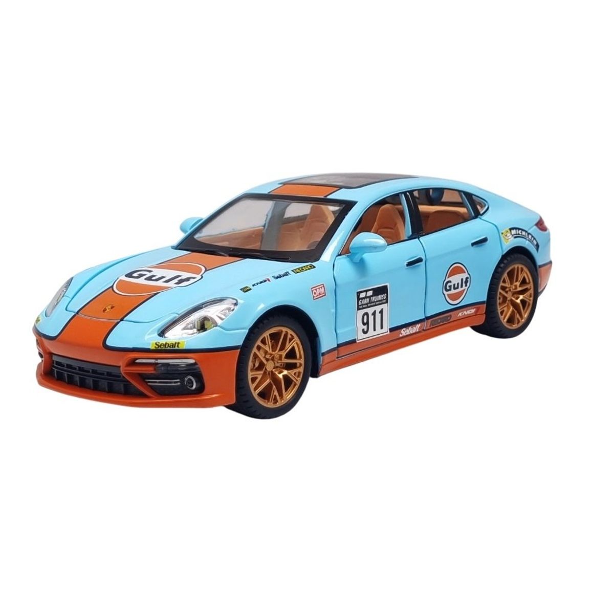 GENERICO - Auto Colección Porsche Panamera Gulf 124 Sonido Y Luz