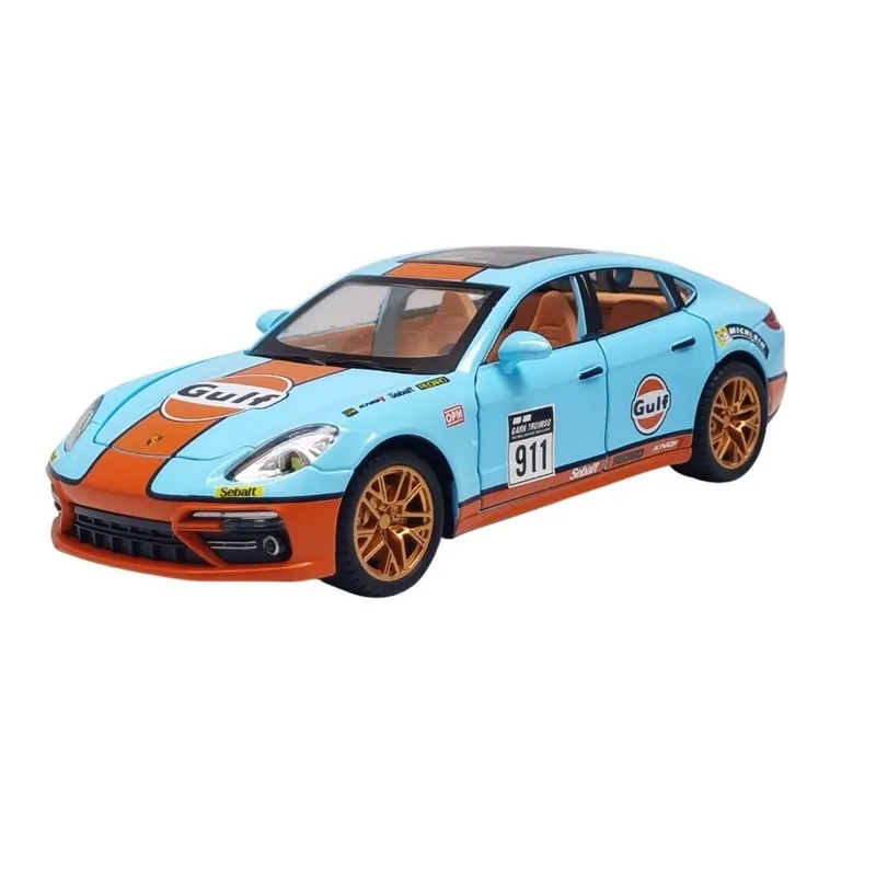 GENERICO - Auto Colección Porsche Panamera Gulf 124 Sonido Y Luz