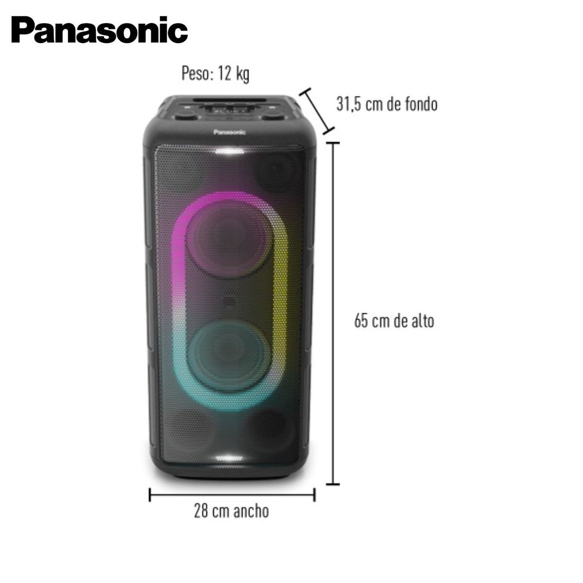 PANASONIC - Equipo de Sonido Panasonic SC-TMAX45 ONE BOX 1000 Watts RMS Negro