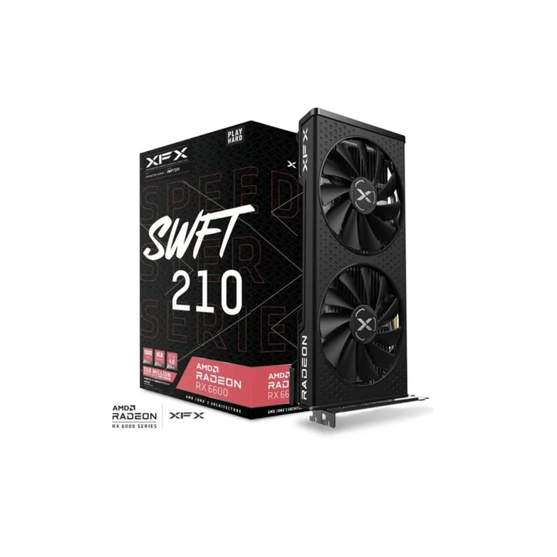 AMD - VGA XFX Speedster SWFT 210 Radeon RX 6600 Core 8GB GDDR6