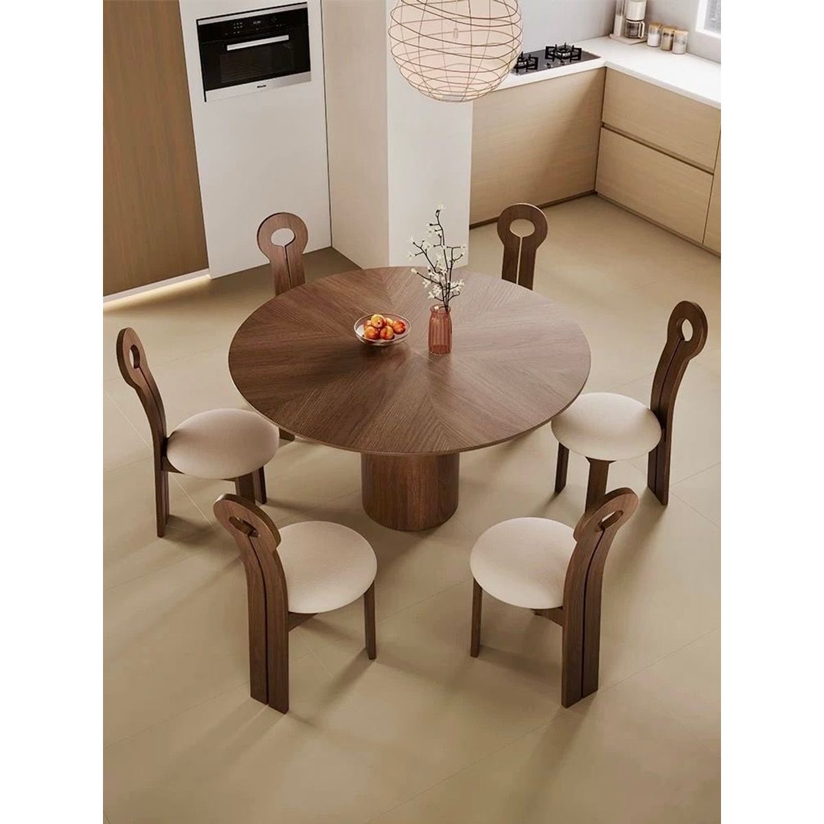 STIL NOVO - JUEGO DE COMEDOR 6 SILLAS AMADEO BEIGE