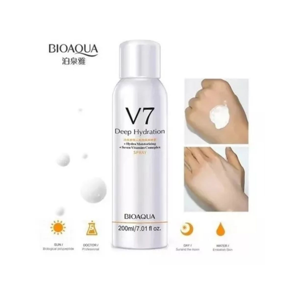 BIOAQUA - SPRAY ACLARANTE DE CUERPO V7  BIOAQUA