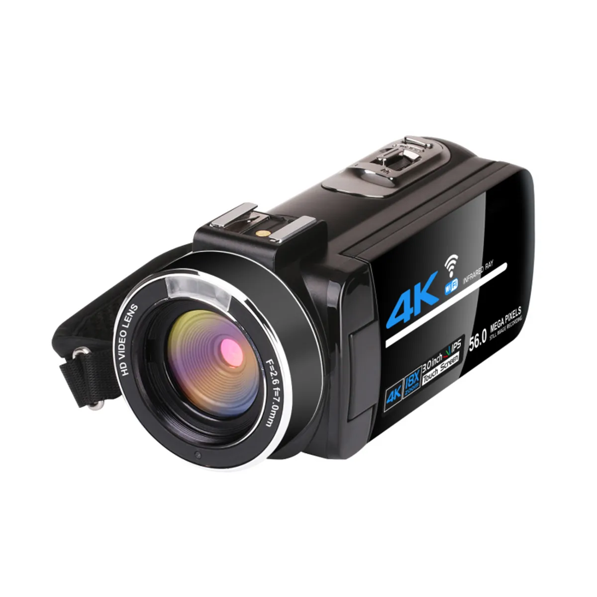 RENVMEXY - digitales Cámaras de video 4K60FPS 56MP RENVMEXY AF2 Negro