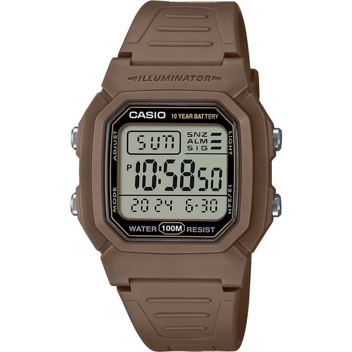 CASIO - Reloj Casio Digital W-800H-5AVDF Hombre