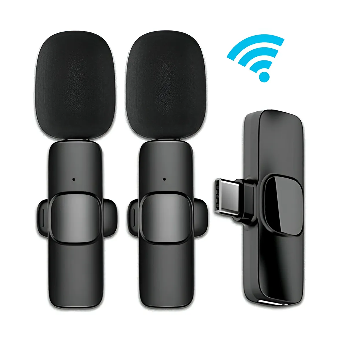 GENERICO - Micrófono Solapero Inalámbrico Tipo C