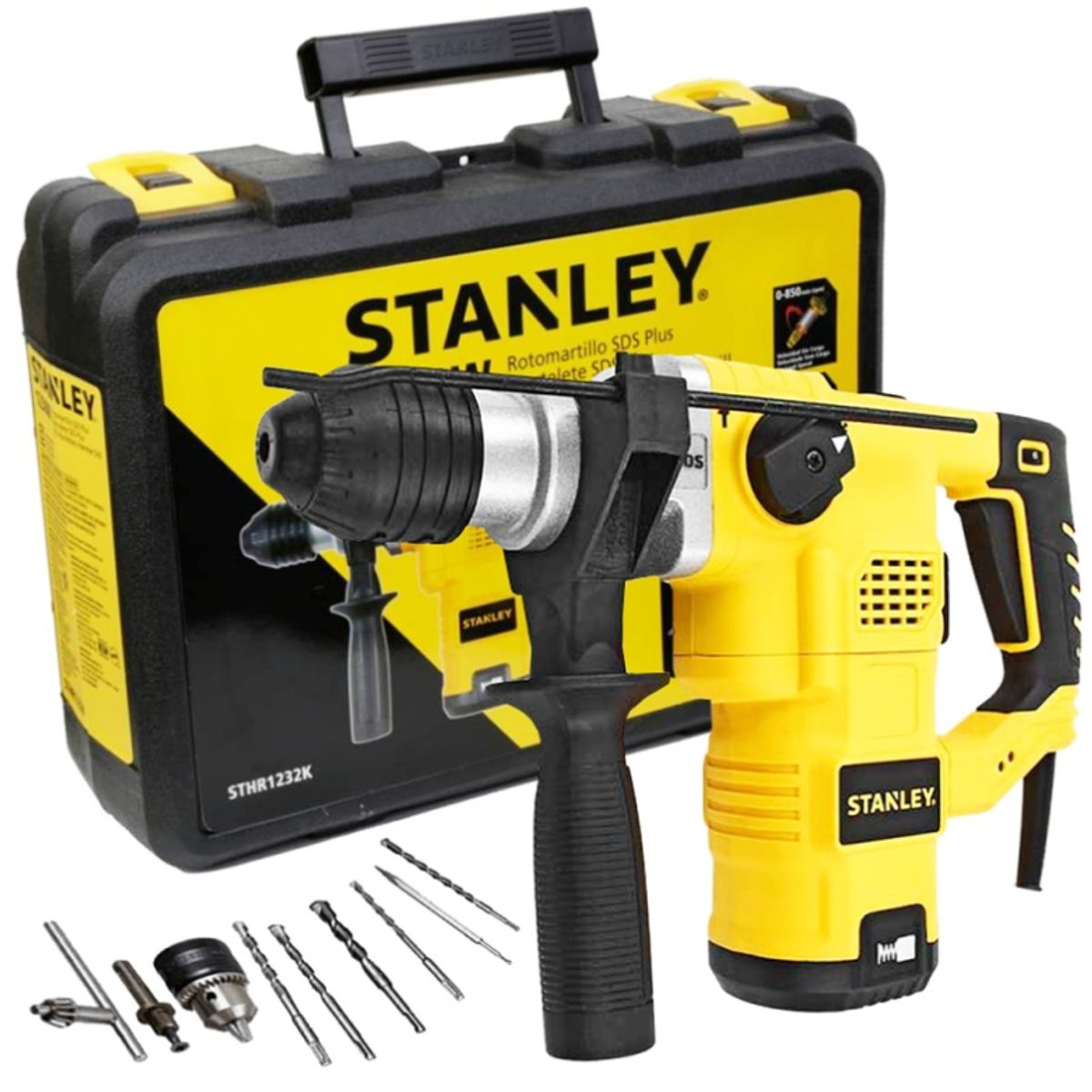 Rotomartillo SDS Plus 1250W 850 3.5J Stanley STHR1232K-B2, marca STANLEY - Foto Principal