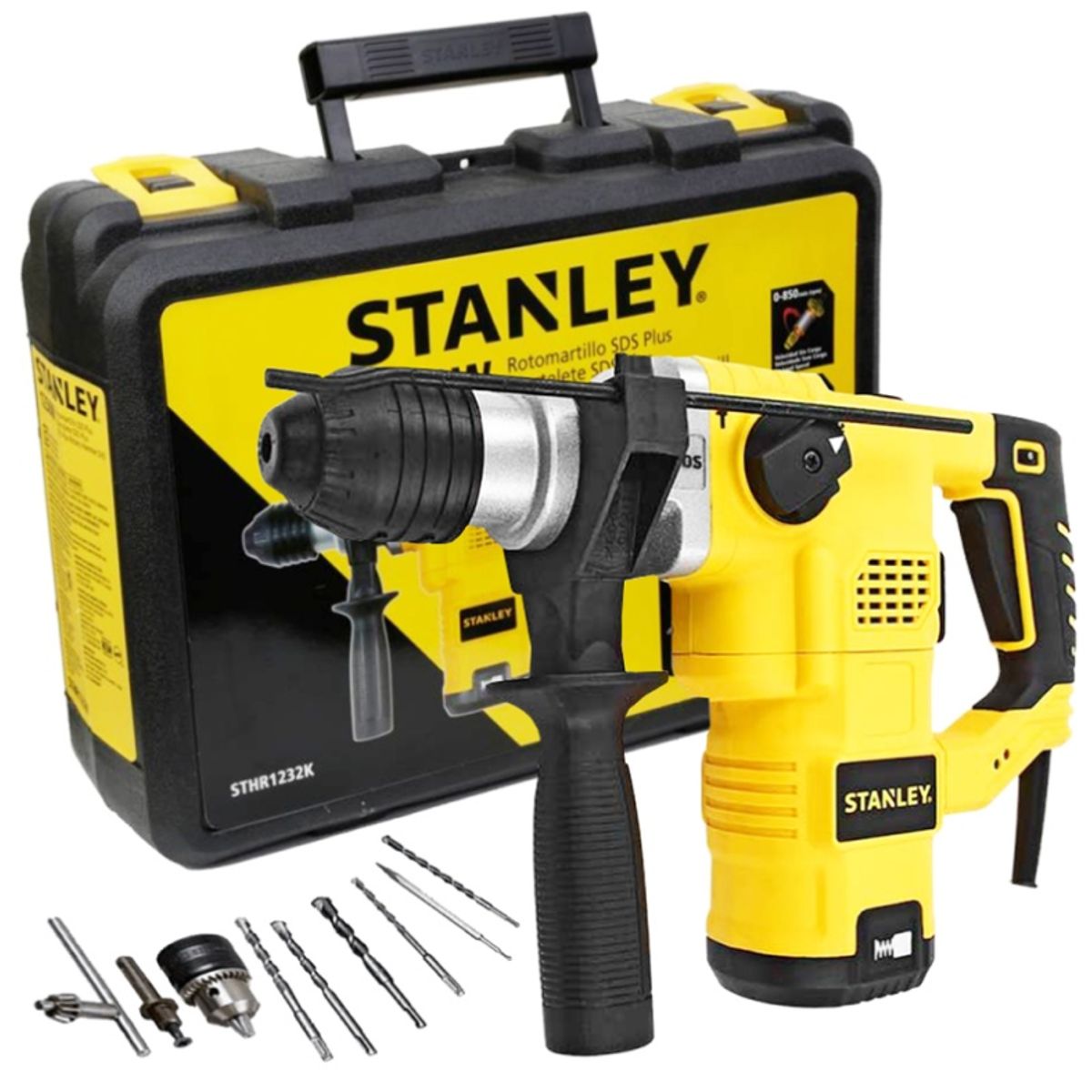 Rotomartillo SDS Plus 1250W 850 3.5J Stanley STHR1232K-B2, marca STANLEY - Foto Principal