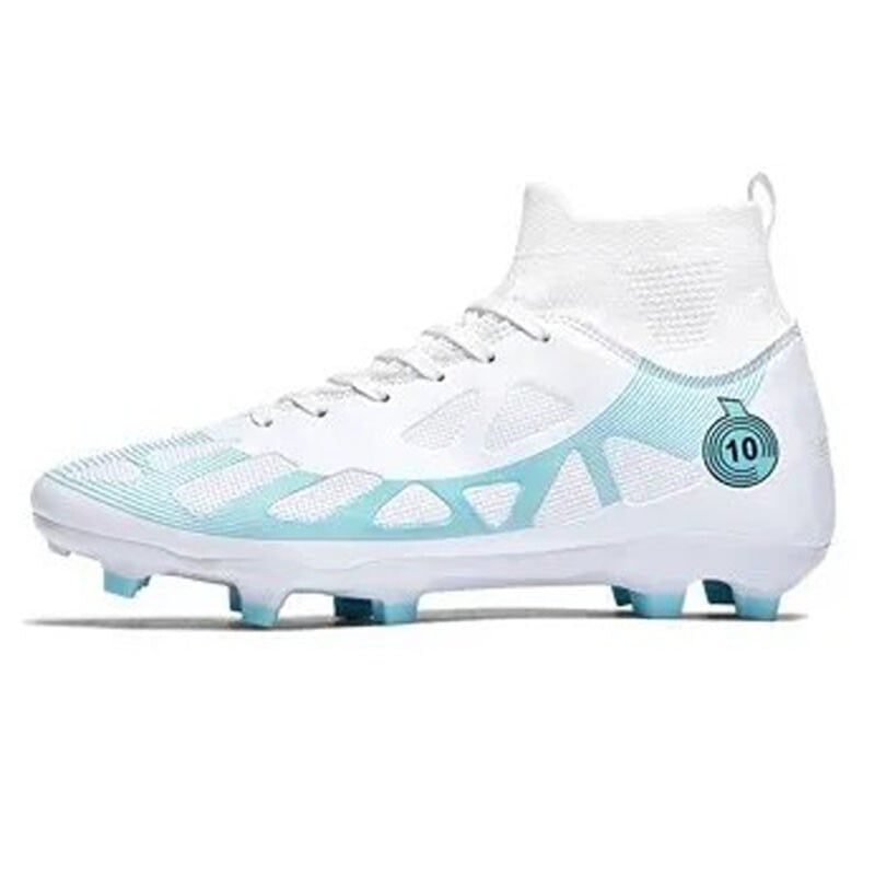 DANWEILE - Zapatilla de fútbol TF para hombres mujers Zapatos - Blanco