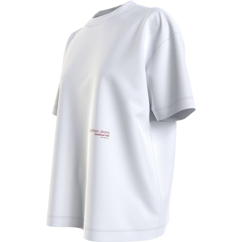 CALVIN KLEIN - CAMISETA BACK FLORAL GRAPHIC COLLAGE TE CK