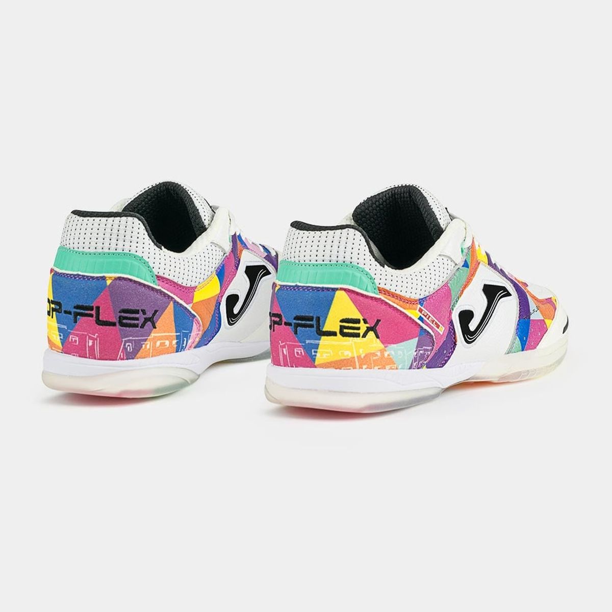 JOMA - Zapatillas Futbol Sala Top Flex La Victoria 2582 IN Blanco