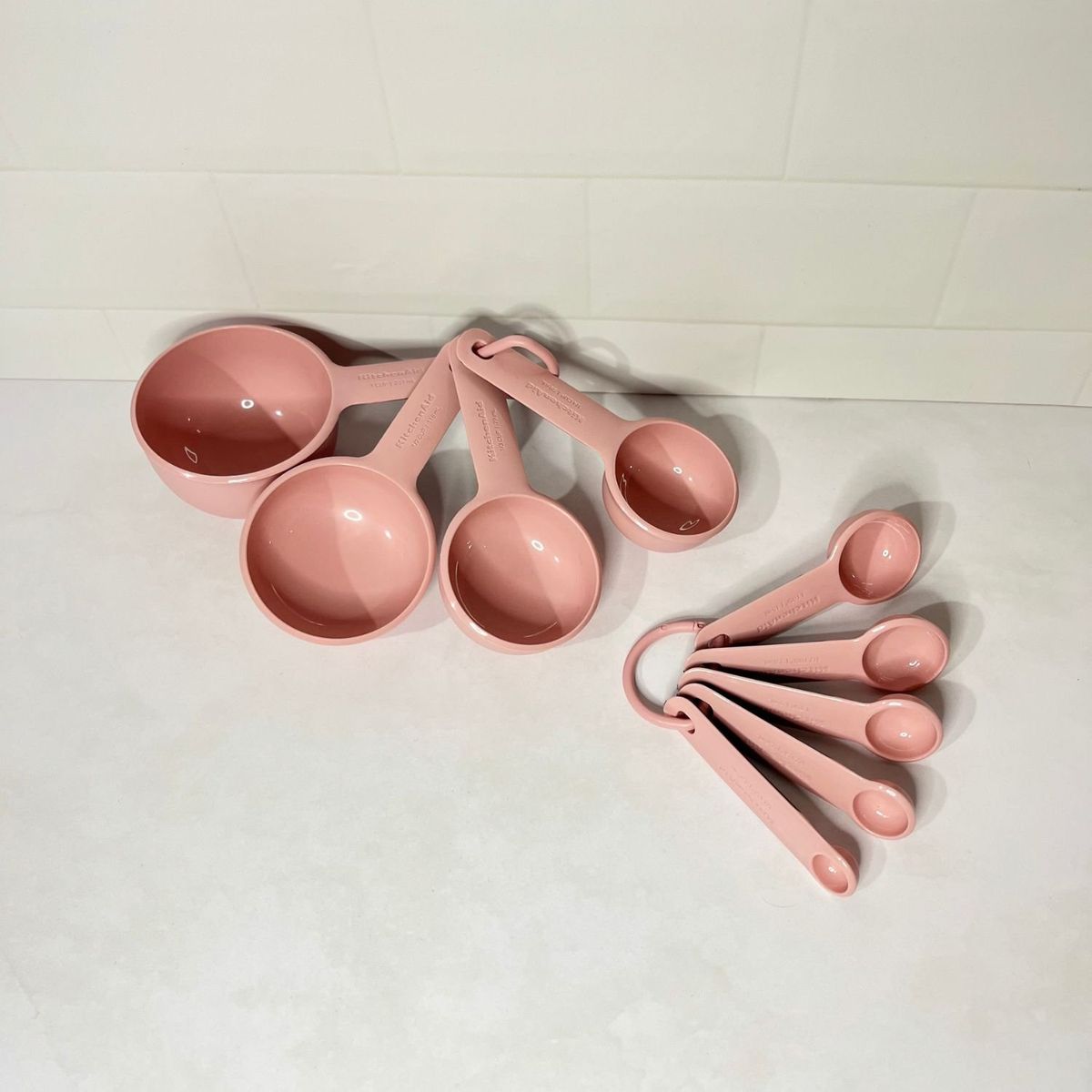 GENERICO - Set 9 tazas medidoras - Rosado