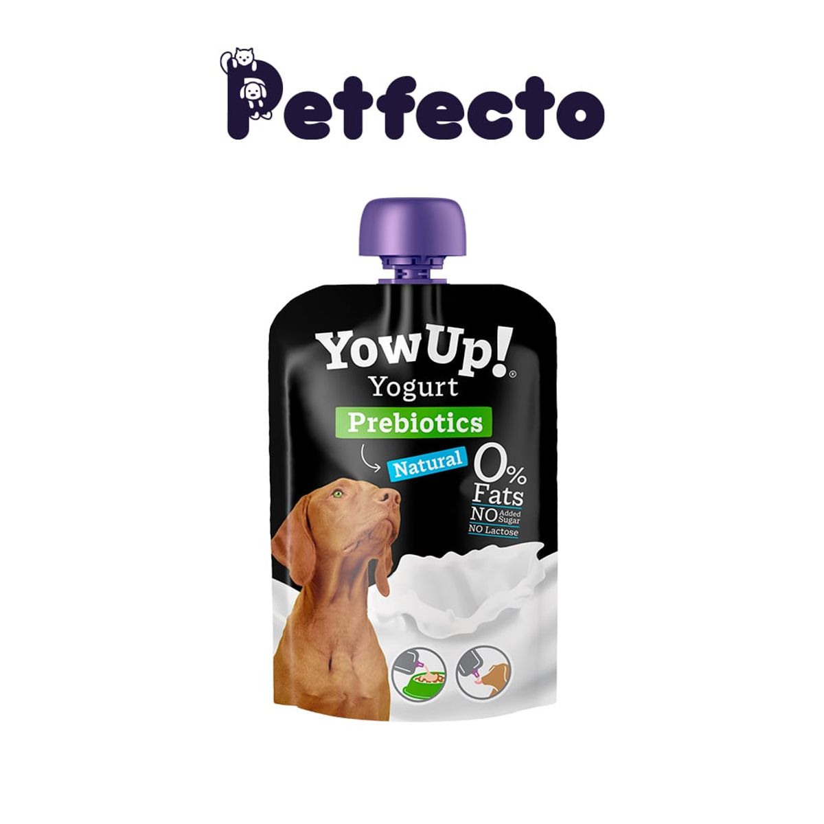 YOWUP - YOGURT PREBIOTICO PARA PERROS 115 gr.