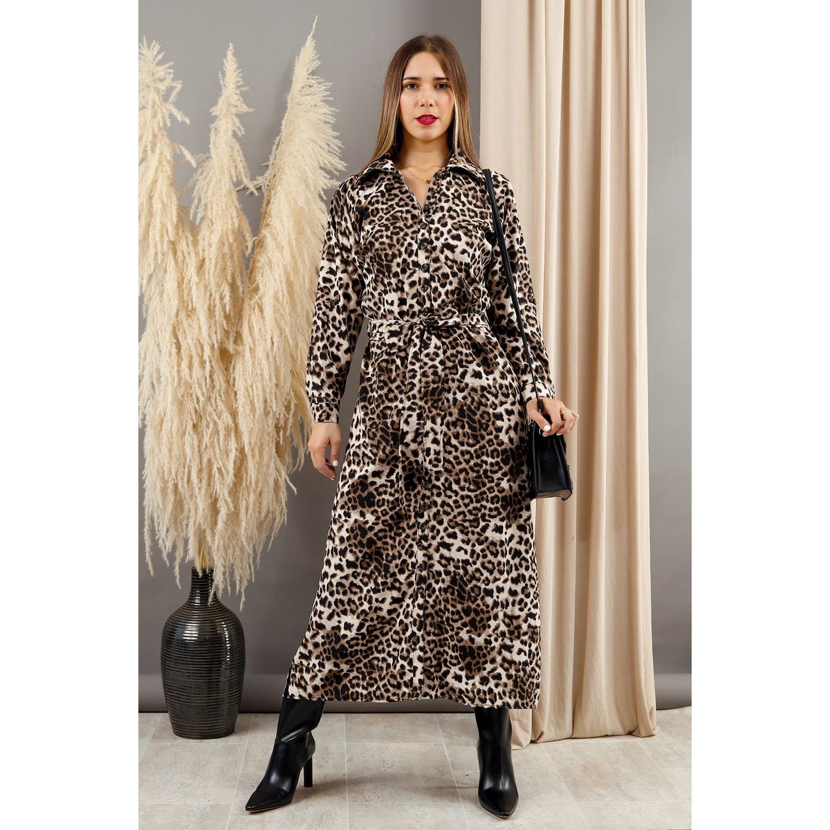 ARMA TU LOOK - VESTIDO MAFER CAMISERO CON CINTURÓN PARA AMARRAR ARMA TU LOOK